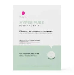 Veralab Hyper Pure Mask Maschera Viso Biocellulosa Purificante Anti Imperfezioni 15 ml
