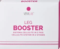 Veralab Leg Booster Taglia L – Kit Anticellulite Rimodellante con Crema 150 ml + Pantaloncino Micromassaggiante