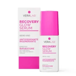 Veralab Recovery Glow Serum Siero Viso Rigenerante Antiossidante Antiage 30 ml