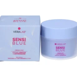 Veralab Sensiblue Crema Viso Lenitiva Antirossore Pelle Sensibile 45 ml
