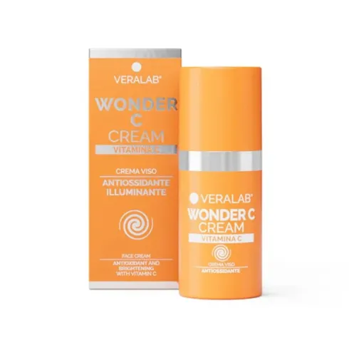 Veralab Wonder C Cream – Crema Viso Antiossidante e Illuminante Formato Travel 15 ml