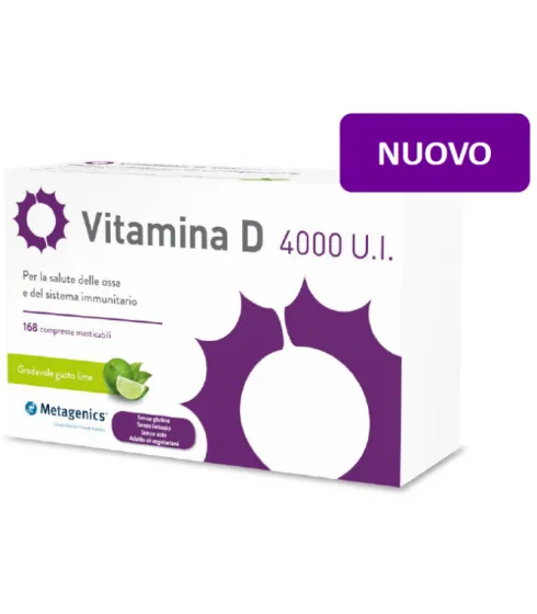 Vitamina D 4000 Ui 168 Compresse Masticabili