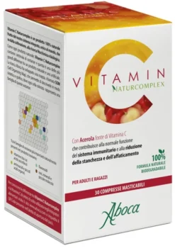 Vitamin C Naturcomplex Vitamina C Naturale da Acerola 30 Compresse