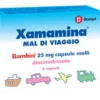 Xamamina Mal di Viaggio Bambini 25 mg 6 Capsule Molli