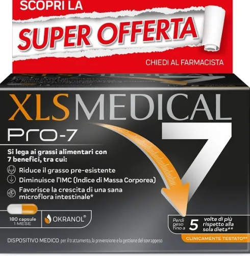 Xls Medical Pro-7 180 capsule Taglio Prezzo