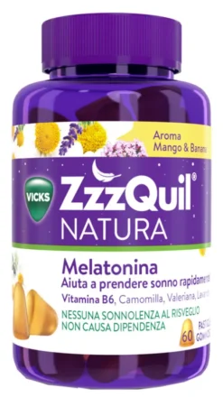 Zzzquil Natura Mango & Banana 60 gommose